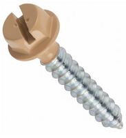 10A X 2 1/2 SLOT HWH SMS ZINC PT.SANDDUNE